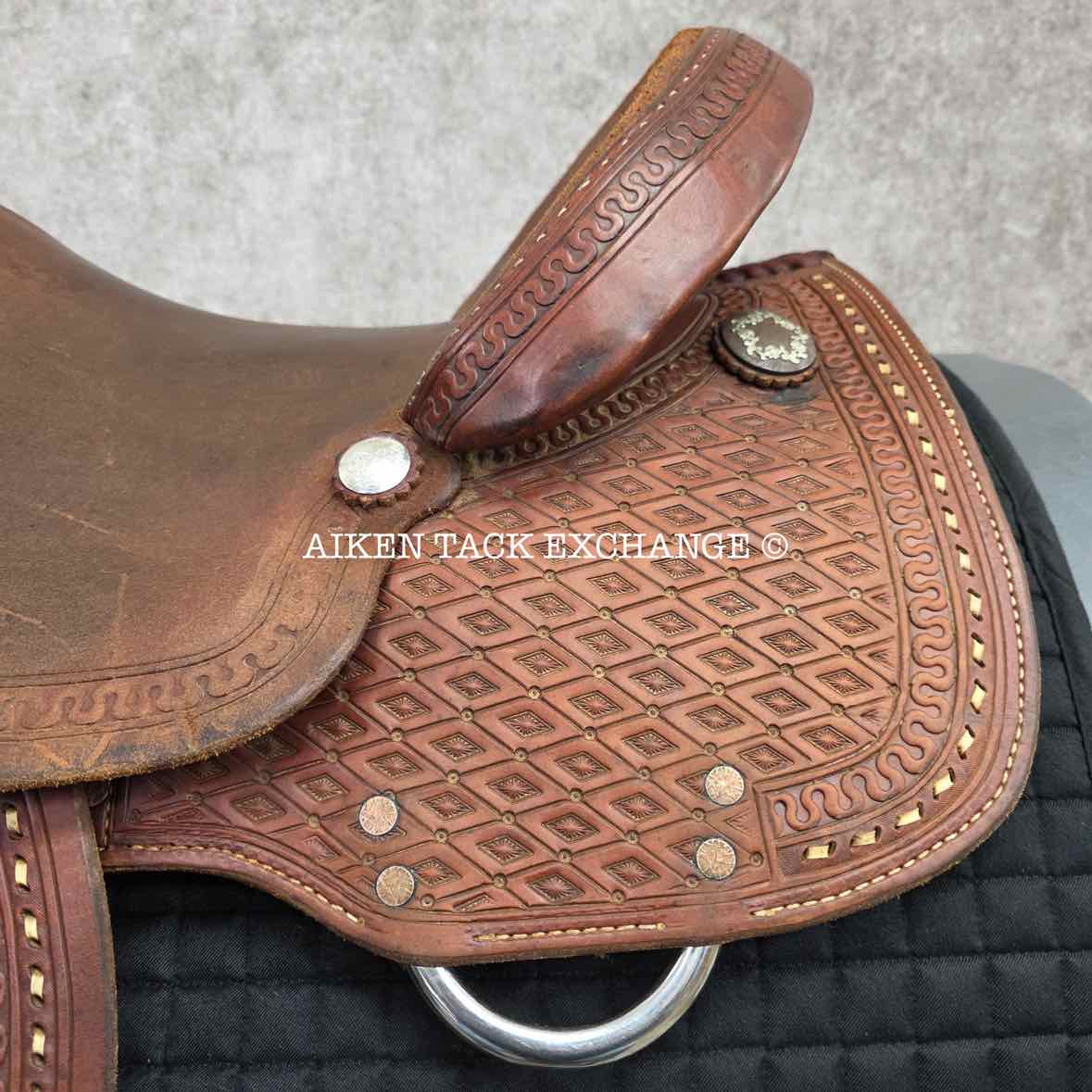 Kowalsky Western Saddle, 15.5" Seat, Wide Tree - Full QH Bars