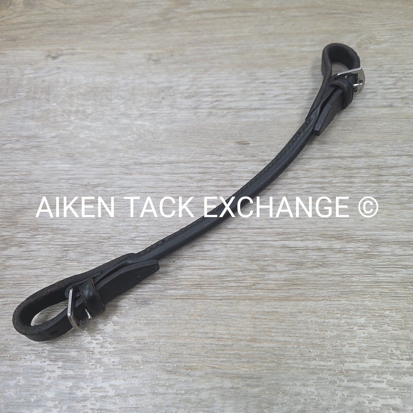 Tory Leather Rolled Grab Strap Bucking Strap