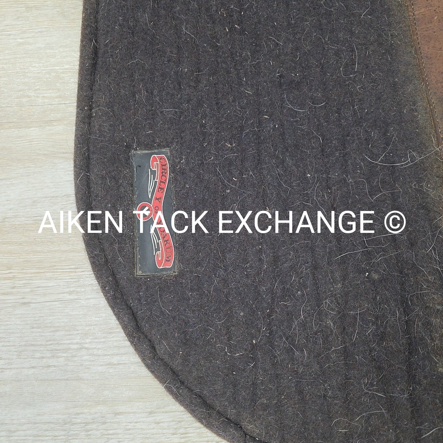 Circle Y Contour Felt Western Saddle Pad