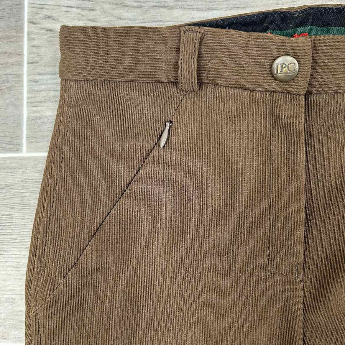 TuffRider Low Rise Rib Knee Patch Breeches, Size 24 L
