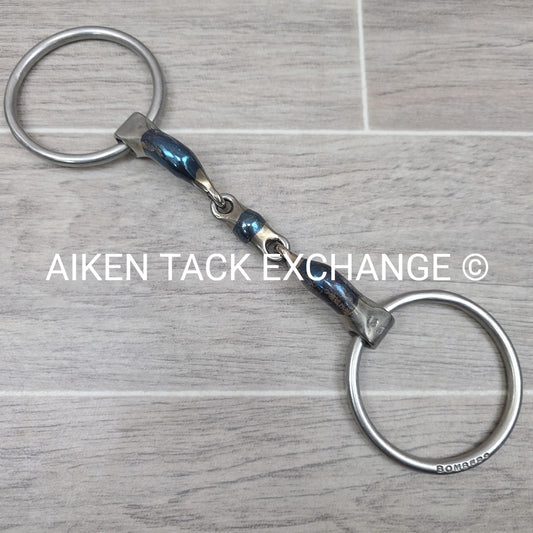 Bombers Bit Loose Ring Elliptical Dressage Control Bit 5.25"