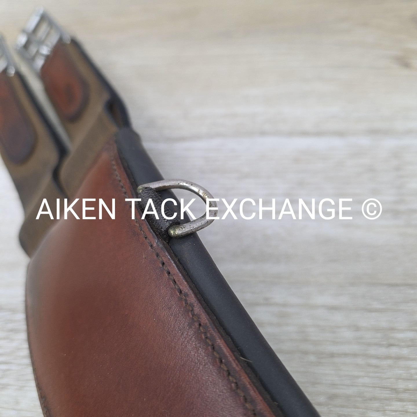 ThinLine Long Girth with Double End Elastic, Brown, 52"