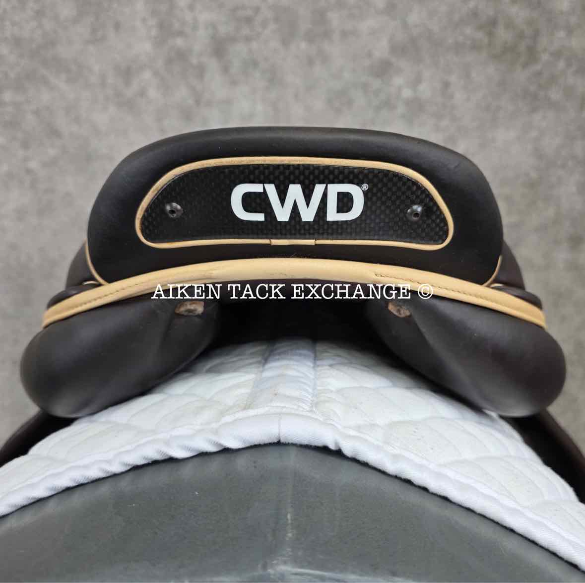 2016 CWD SE32 2GS Mademoiselle Close Contact Jump Saddle, 17.5" Seat - S2, 3L Flap, Dynamick Flex Tree - MW, Full Buffalo Leather