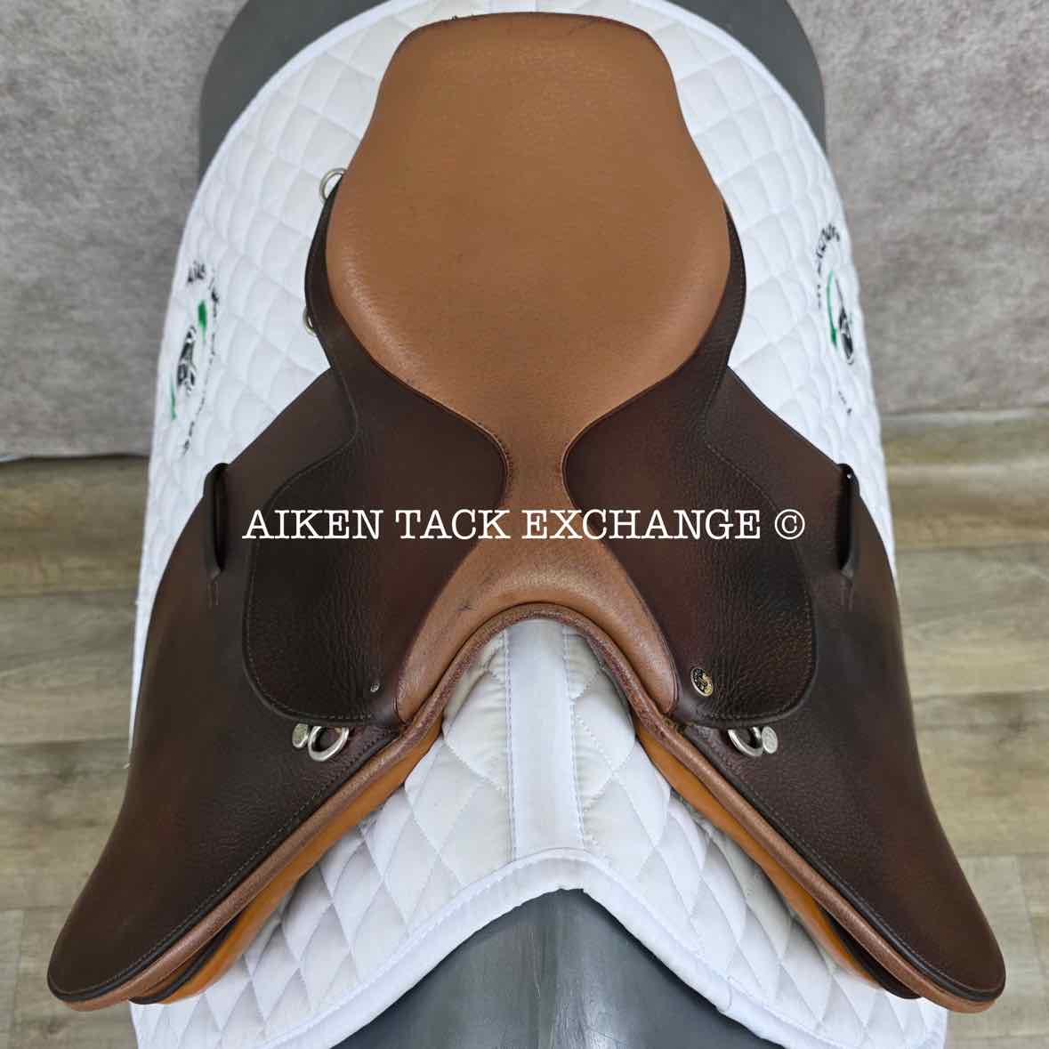 **SOLD** Crosby Miller's Prix Des Nations Pony Saddle, 14" Seat, Medium Tree, Foam Panels