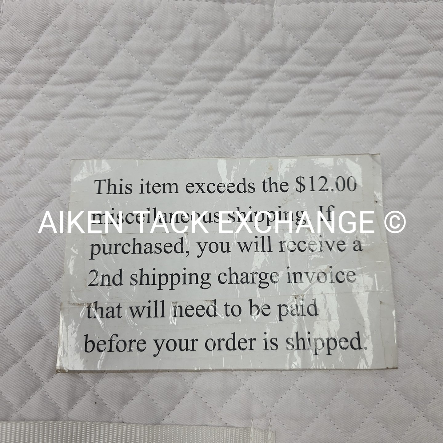 Pegasus Saddle Fitter Square Saddle Pad (Comes with 32 Shim Inserts)