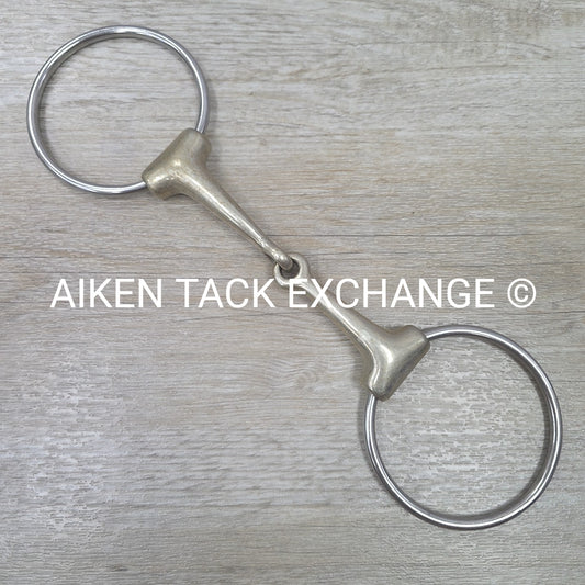 Herm Sprenger Single Joint Large Ring Eggbutt Loose Ring Bit 5.5"