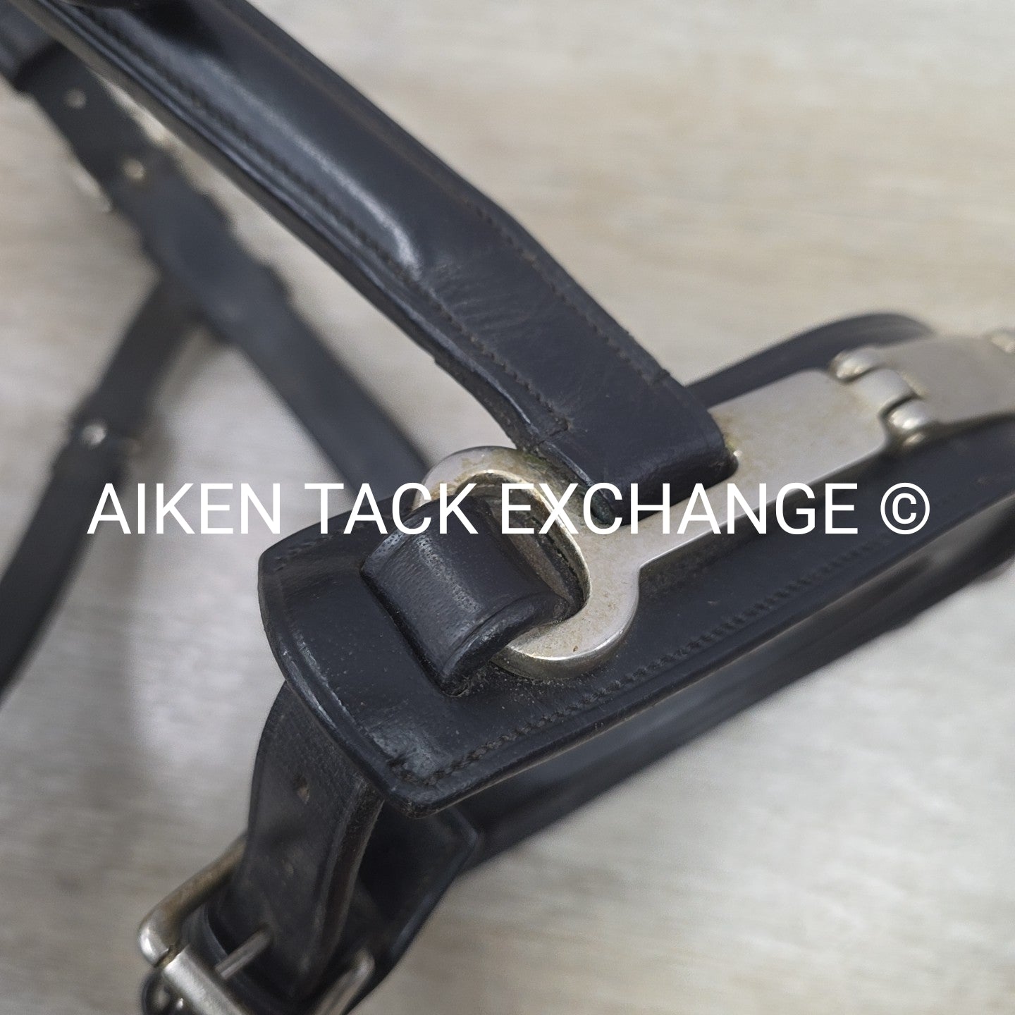 \Leather Lunging Cavesson, Black, Size Full
