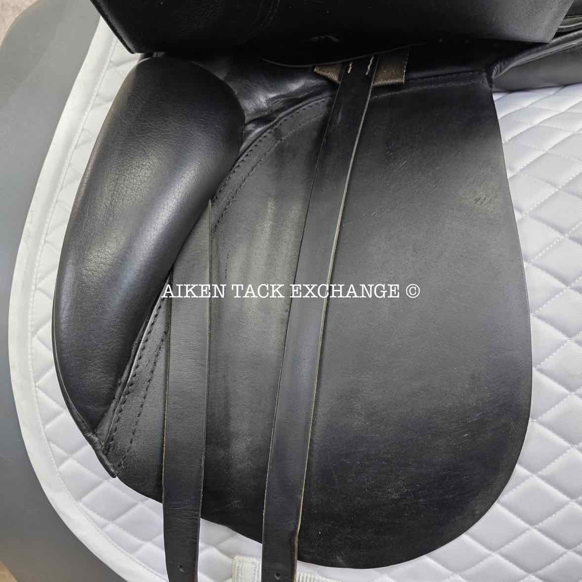 1998 Passier Nicole's Grand Gilbert Dressage Saddle, 17.5" Seat, Wide Tree, Wool Flocked Panels