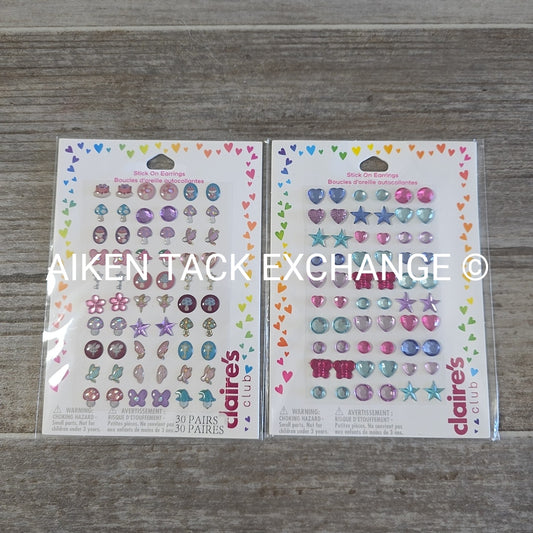 Claire's Stick On Earrings - 2 Packs