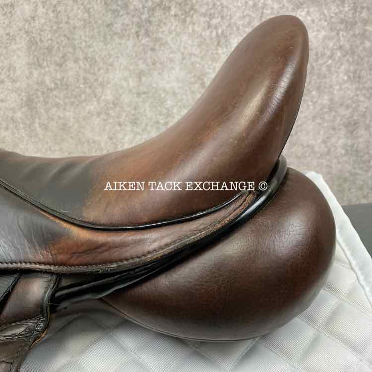 2018 Custom Saddlery Icon Star Monoflap Dressage Saddle, 17.5" Seat, Adjustable Tree, Wool Flocked Panels