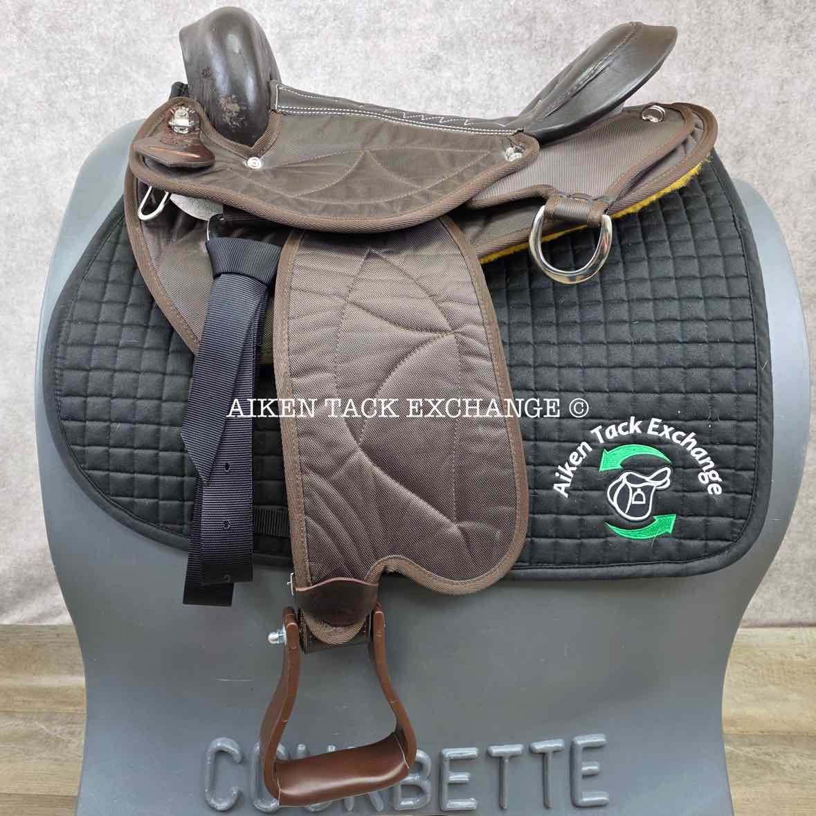 **SOLD** Tennessee Saddlery Hornless Gaited Western Saddle, 16" Seat, Wide Tree - Full QH Bars