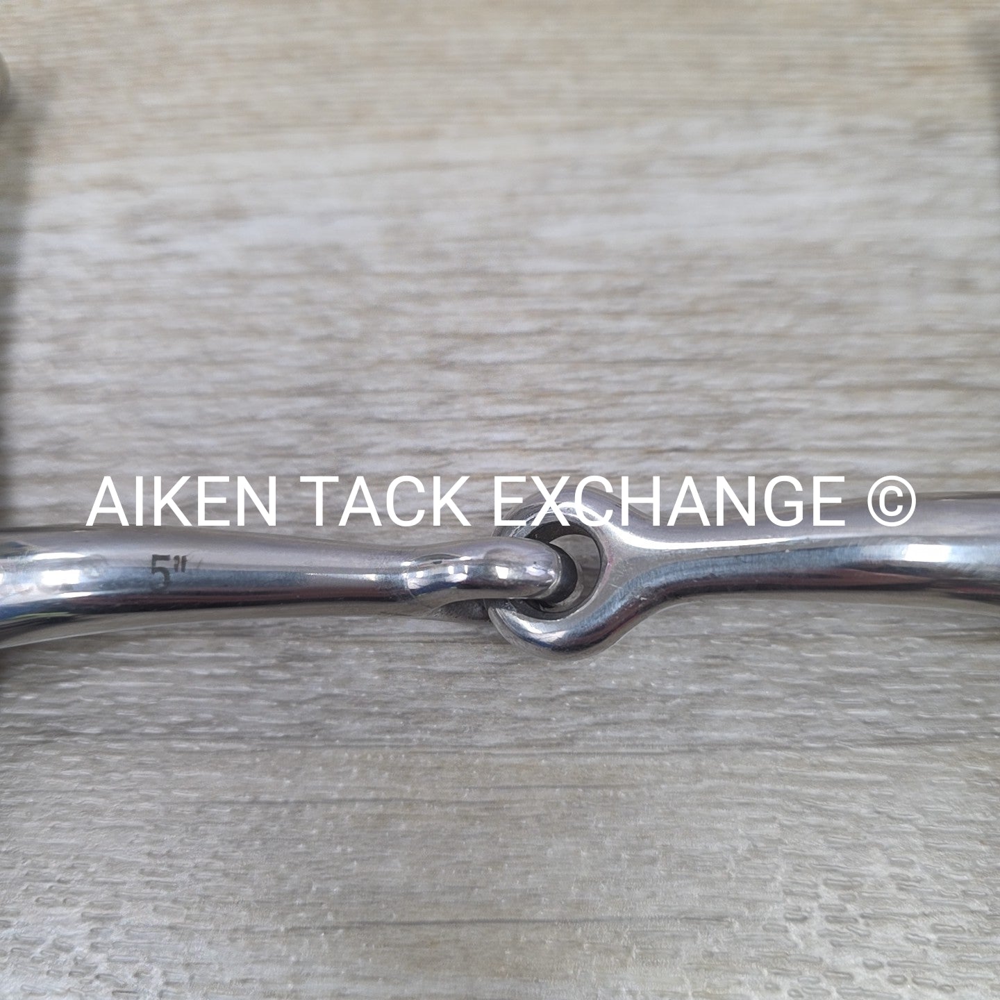 Korsteel Single Joint Full Cheek Bit with Keepers, 5"