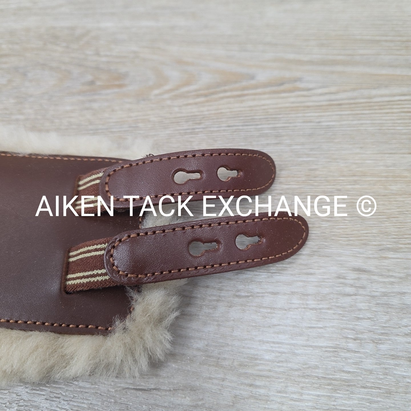 Prestige Sheepskin Lined Leather Hind Fetlock Boots, Brown, Size Large