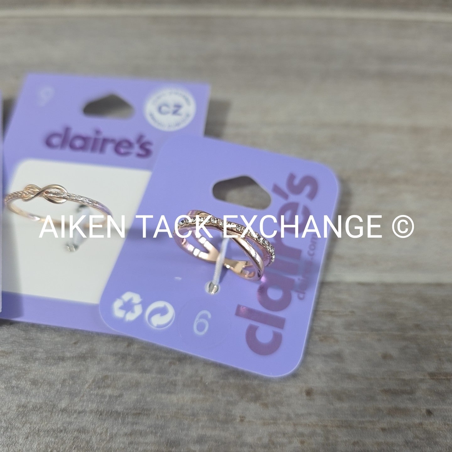 Claire's Rings (3) - Size 9