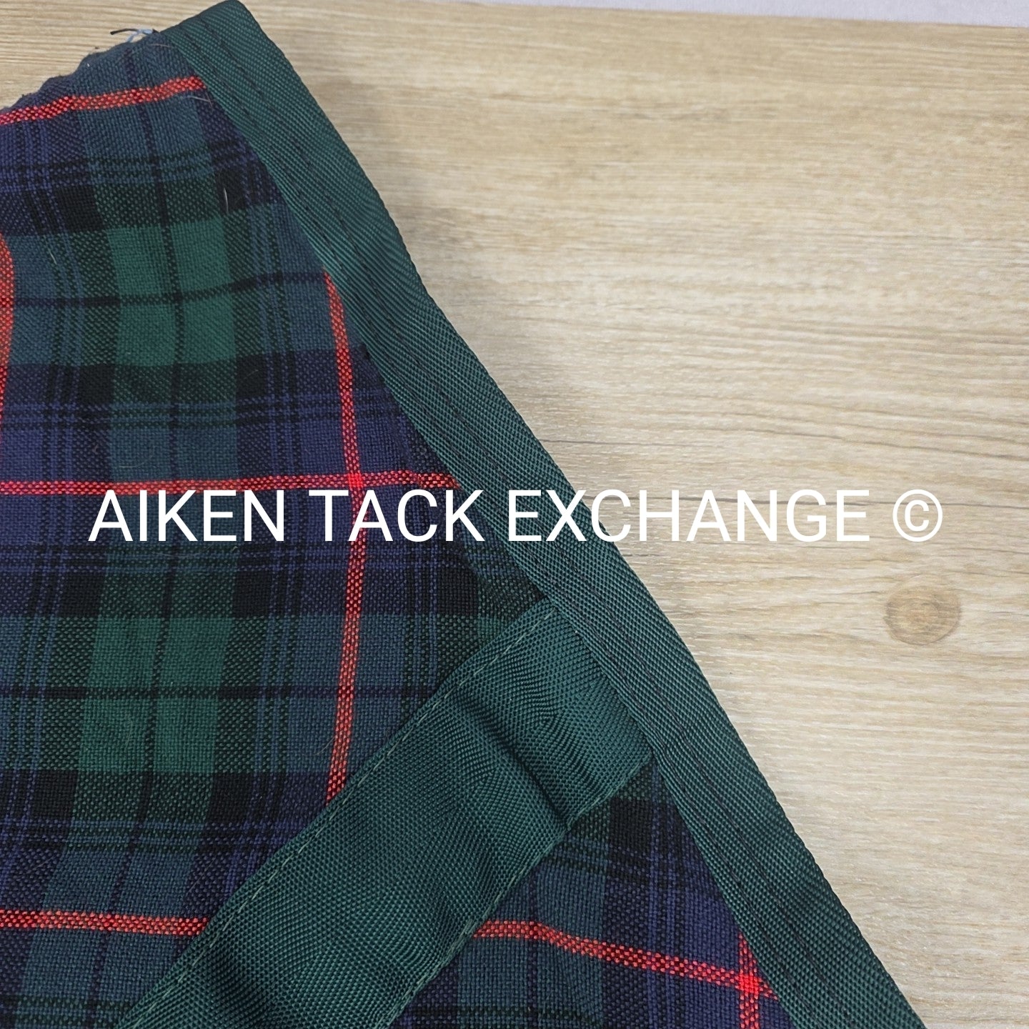 5/A Baker Original Tartan Plaid Stable Sheet, Size 72"