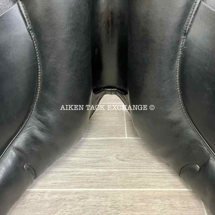 2002 Kieffer Lech DL Dressage Saddle, 17" Seat, Medium Tree, Wool Flocked Panels