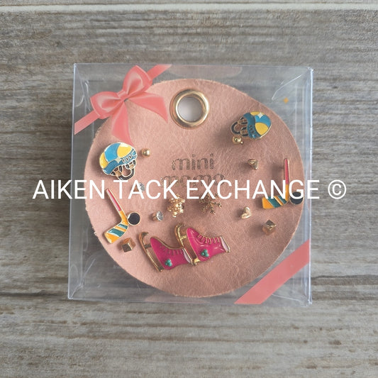 Hockey Earring Set - 8 Pairs Total