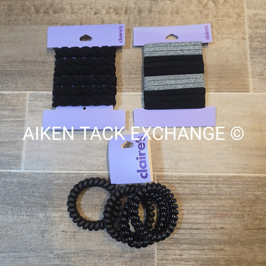Claire's Hair Ties - Set of 3, Various Sizes