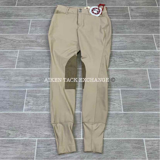 Champion Knee Patch Breeches, Children's 16 - Tan