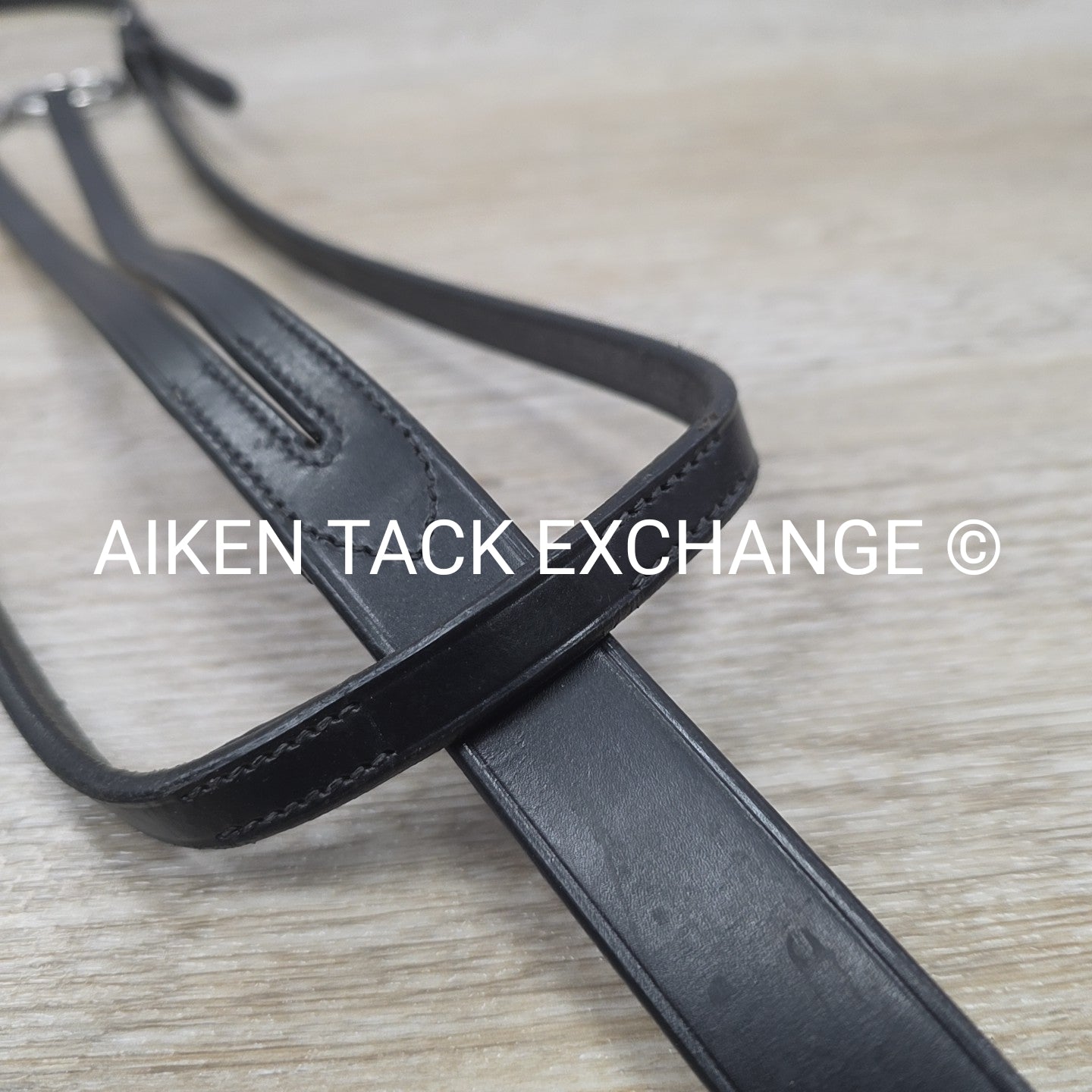 Plain Flat Running Martingale, Black, Size Full