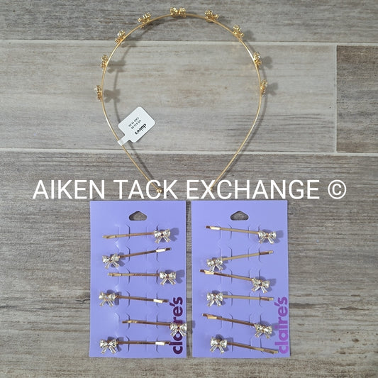 Claire's Hair Bundle - 1 Headband, 12 Hair Clips