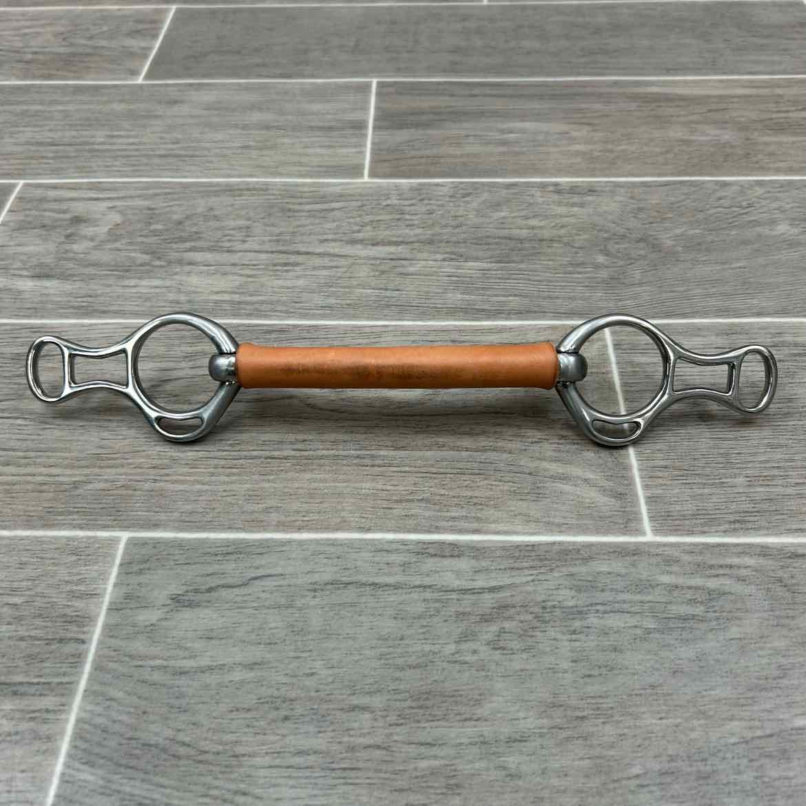 Leather Covered Mullen Mouth Braden Direct Bit 5"