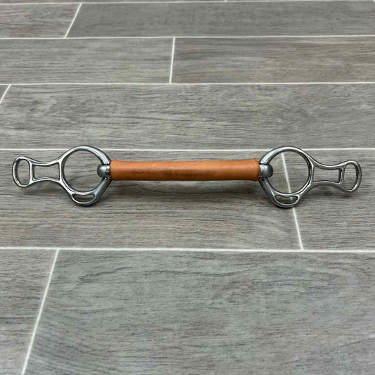 Leather Covered Mullen Mouth Braden Direct Bit 5"