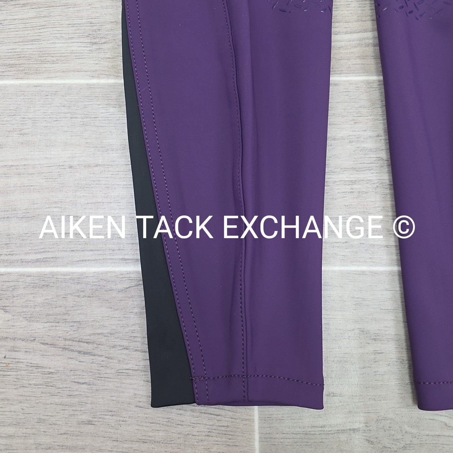 KL Select Gabrielle Knee Patch Breeches, Purple, Women's Size 28R