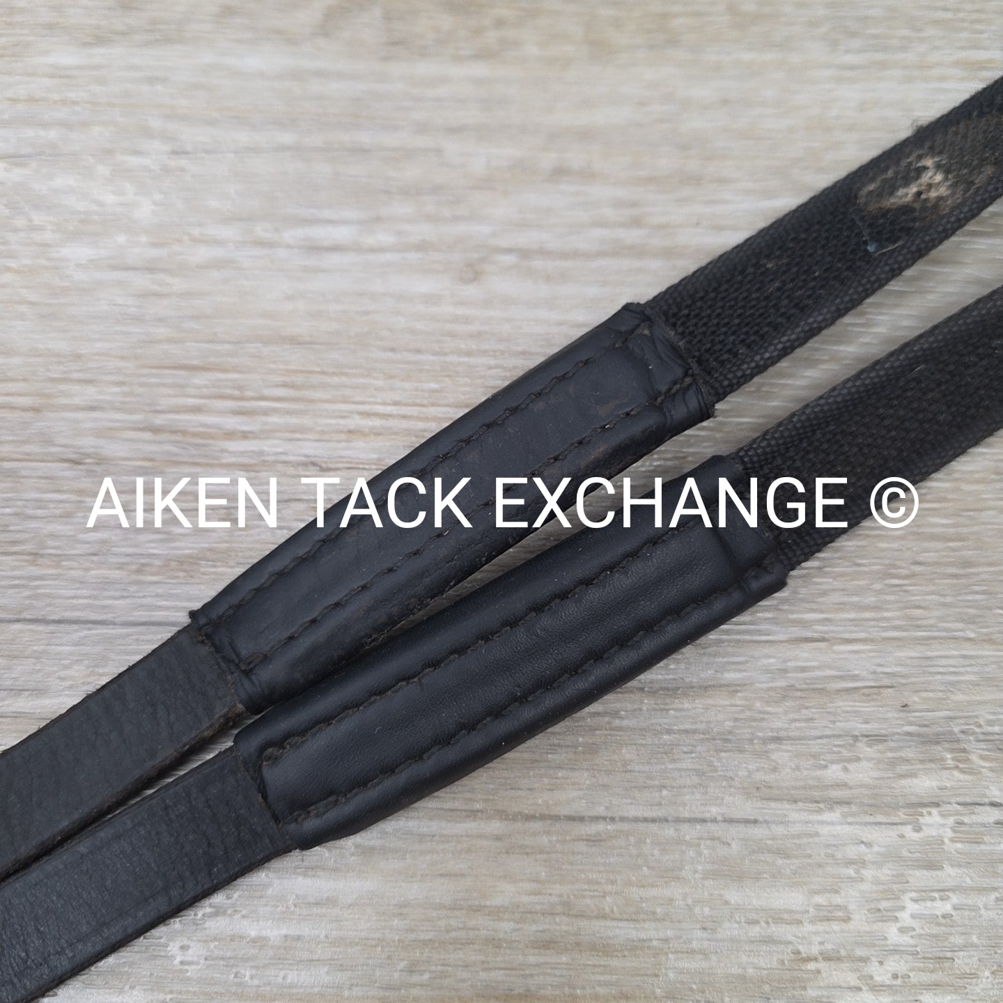 Correct Connect Intermittent Padded Reins, Black, 48"