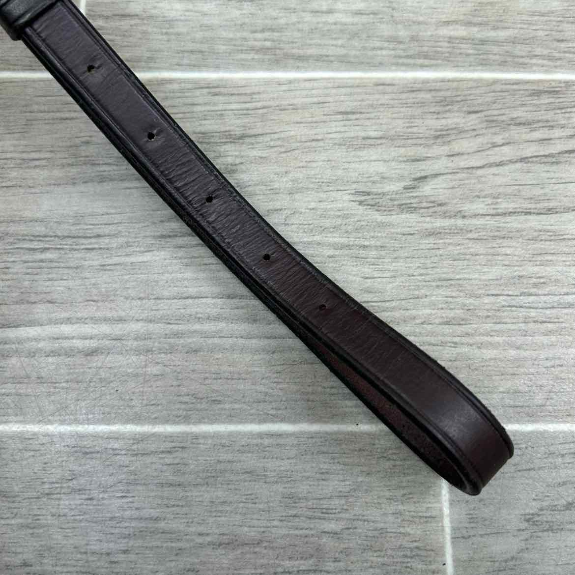 Rodrigo Raised Fancy Stitched Standing Martingale, Brown, Size Full