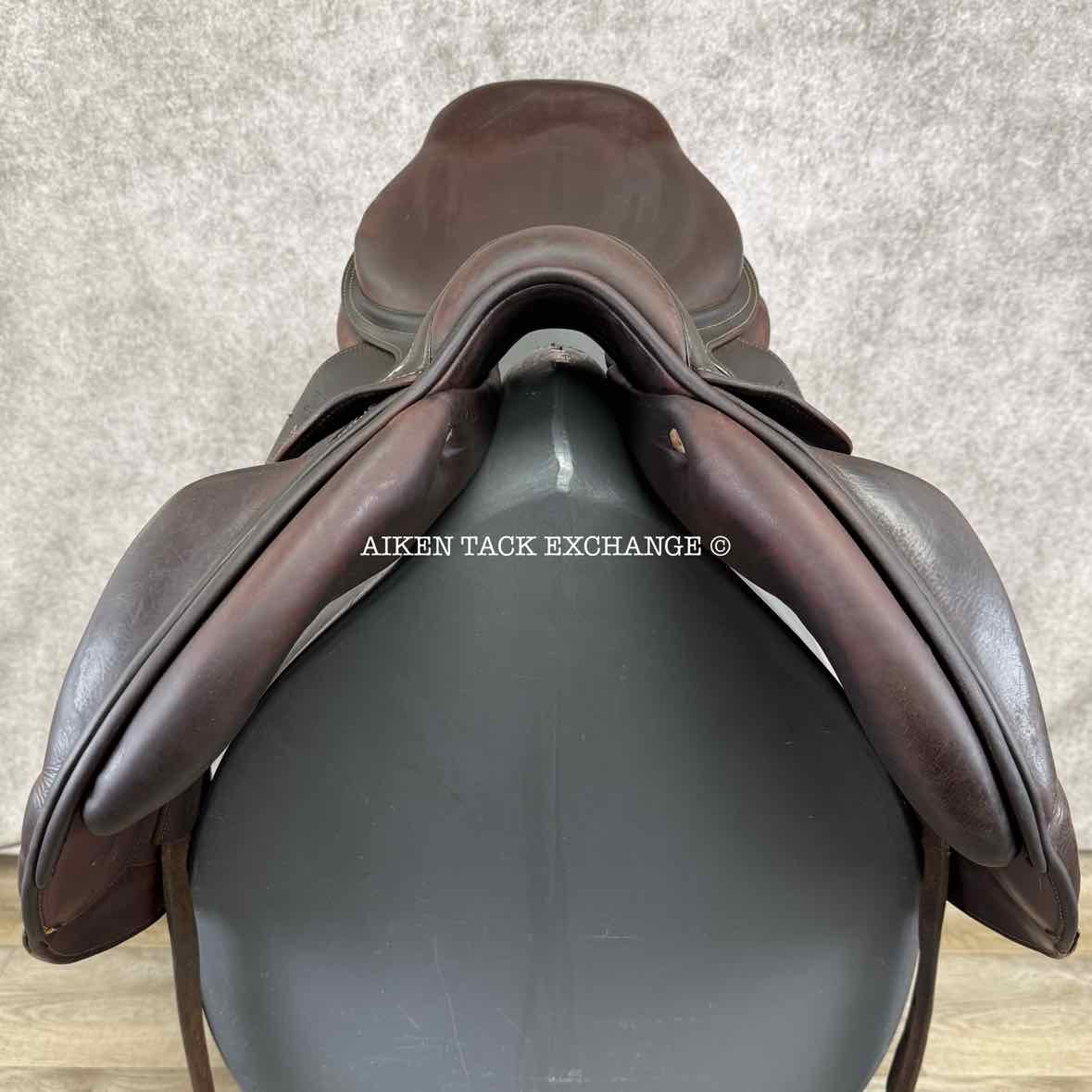 2013 CWD SE09 Monoflap Jump Saddle, 17" Seat, 2A Flap, Medium Tree, Foam Panels