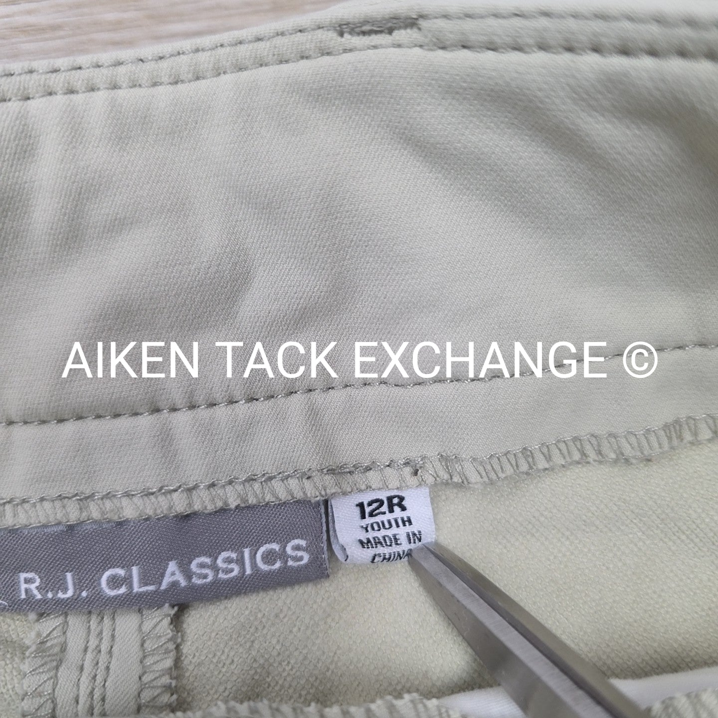 RJ Classics Avery Knee Patch Breeches, Size 12 R