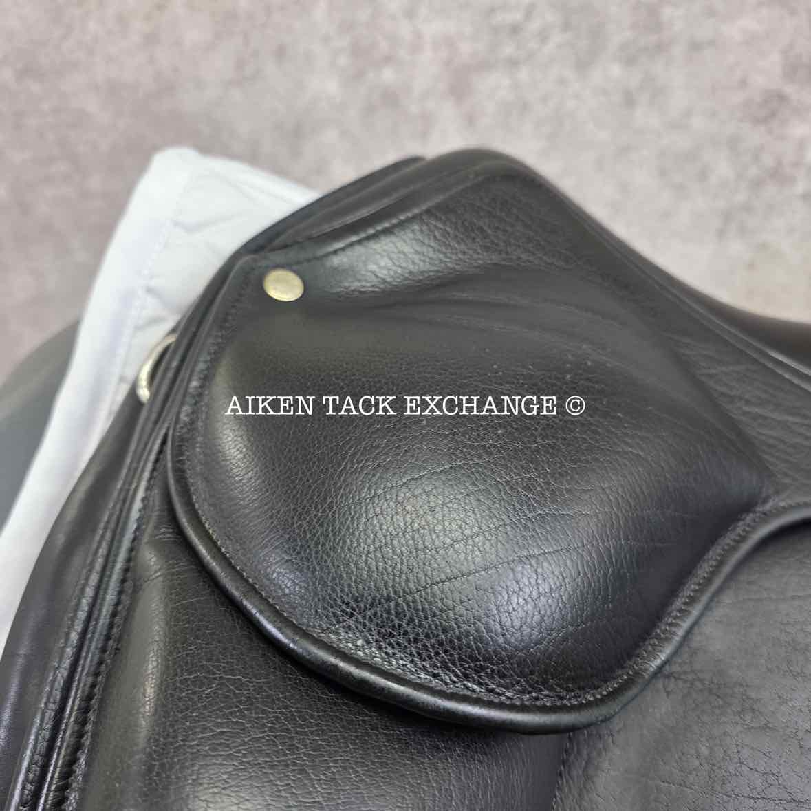 1999 Childeric DAC Monoflap Dressage Saddle, 18" Seat, 3 Flap, Wide Tree, Foam Panels