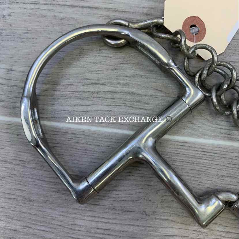Myler Dee with Hooks Correction Low Port Barrel Bit MB 27PB 5"