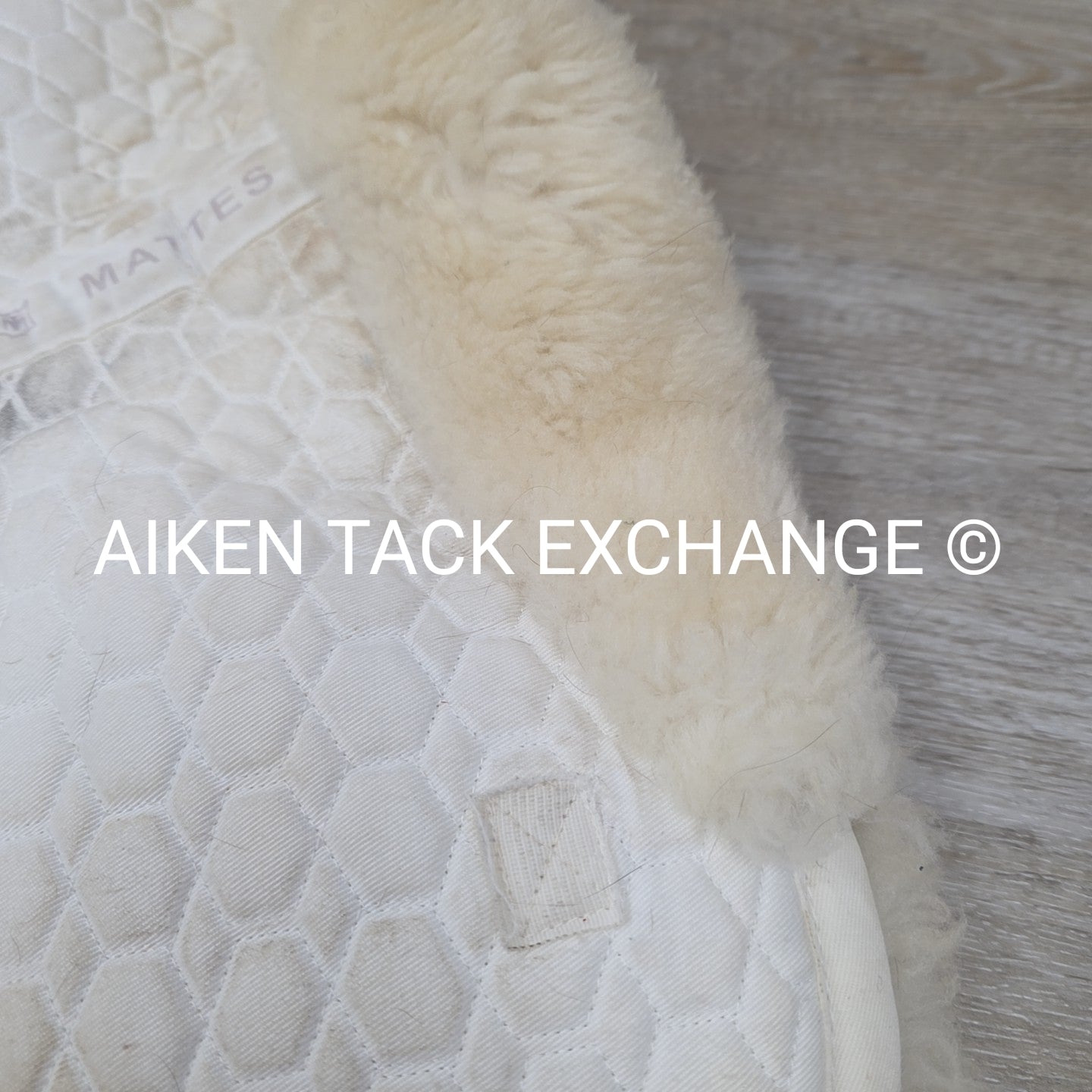 Mattes Platinum Sheepskin Half Pad, Dressage, Size Medium