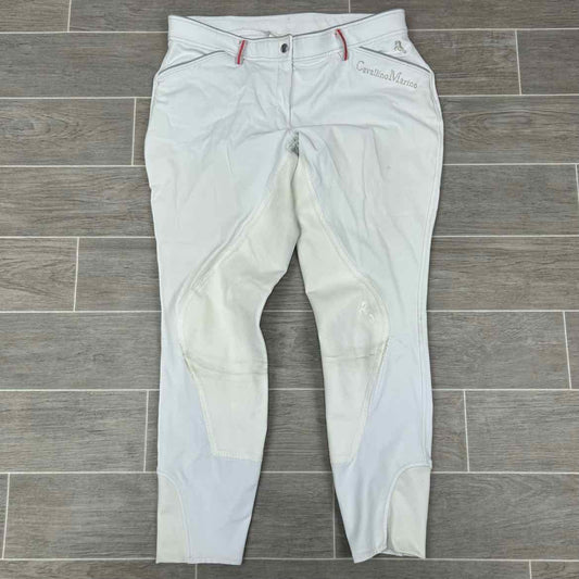 Cavallino Marino Full Seat Breeches, Size 34 (has blemishes)