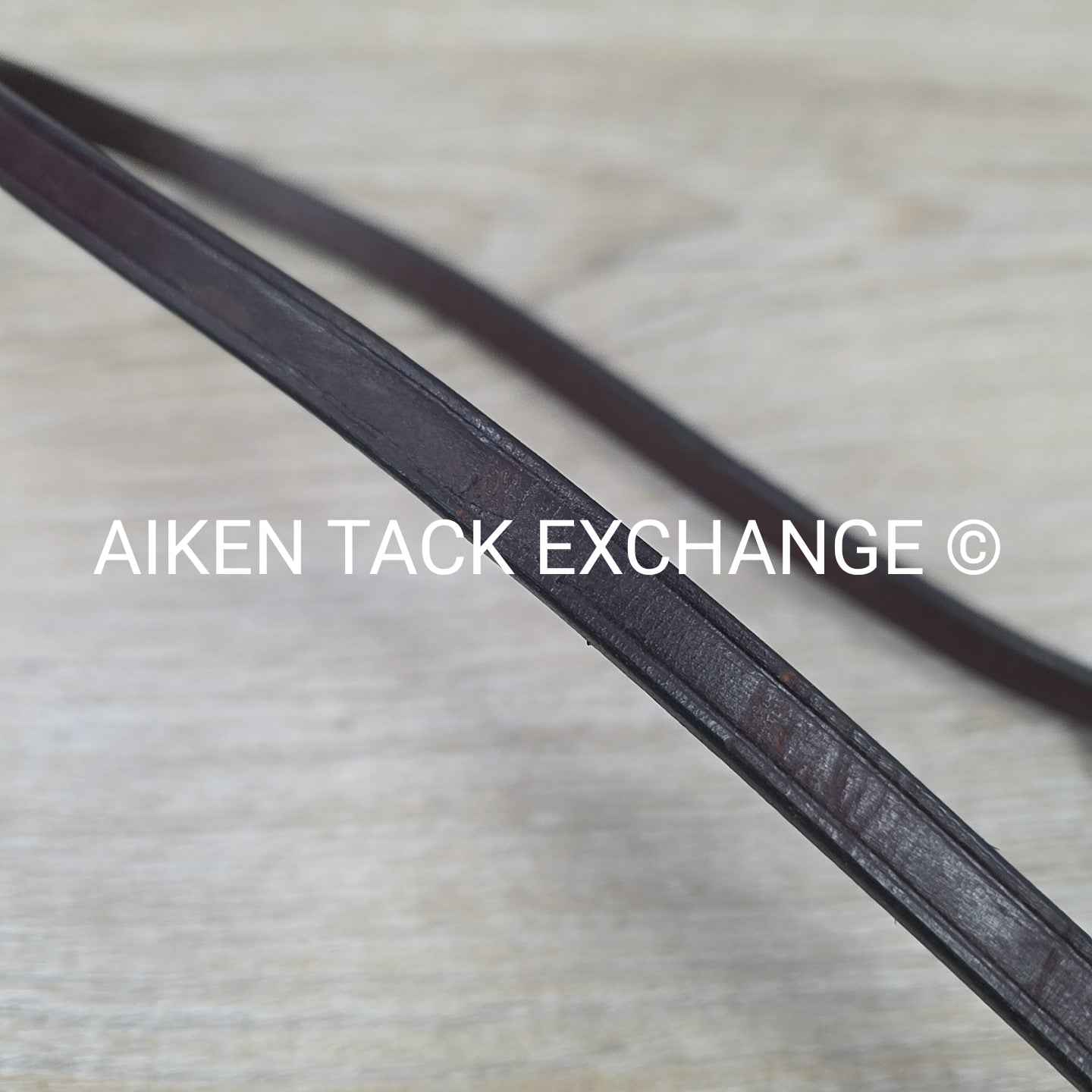 Leather Bradoon Hander, Hook Studs, Brown, Size Cob