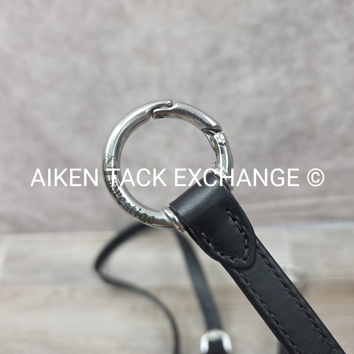 Prestige Flat Running Martingale, Black, Size Full