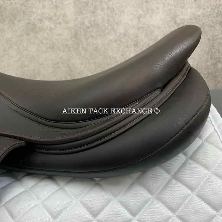 **SOLD** 2008 Antares Comfort Monoflap Jump Saddle, 18" Seat, 3AA Flap, Medium Wide Tree, Foam Panels, Buffalo Leather