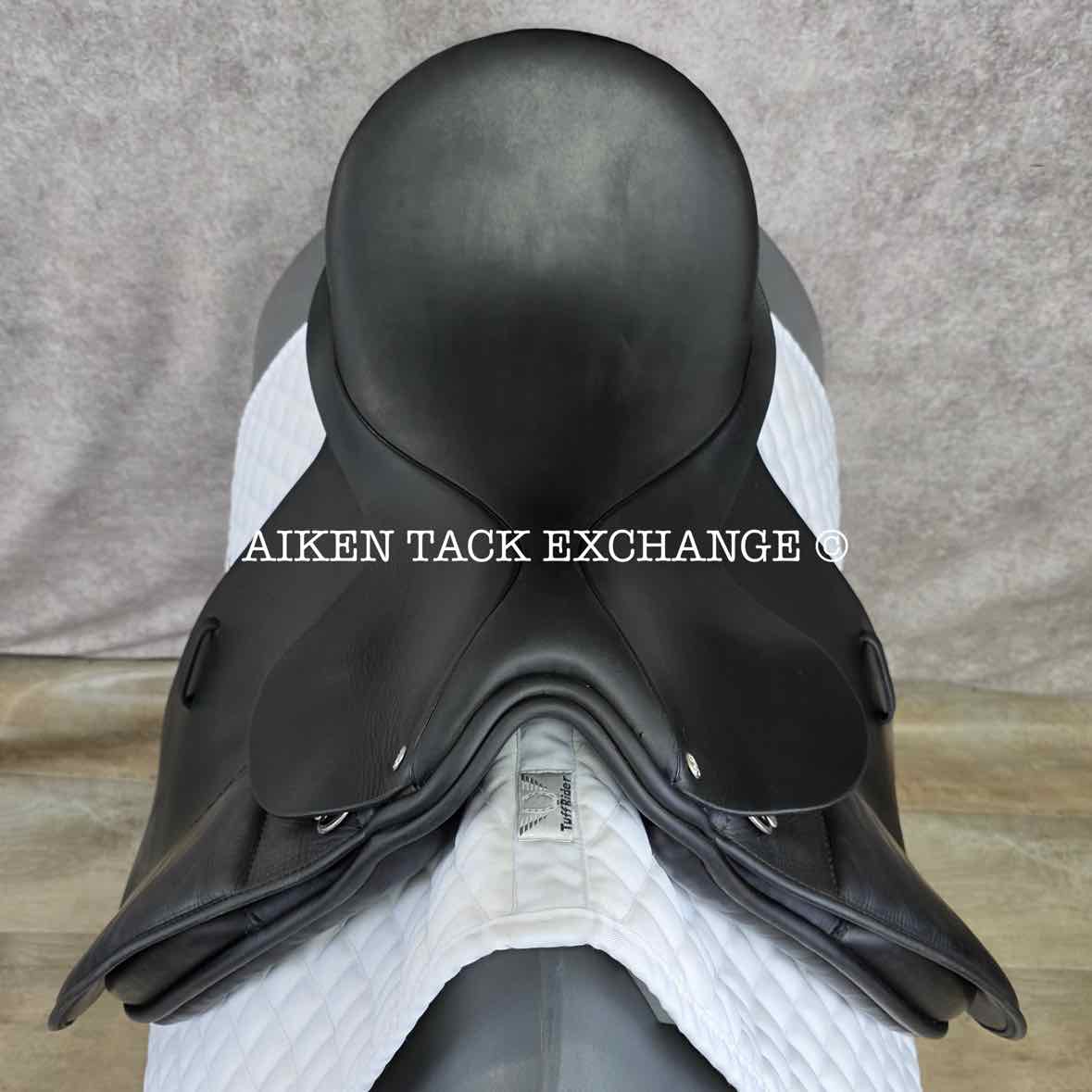1995 County Competitor Dressage Saddle, 17.5" Seat, Medium Tree, Wool Flocked Panels