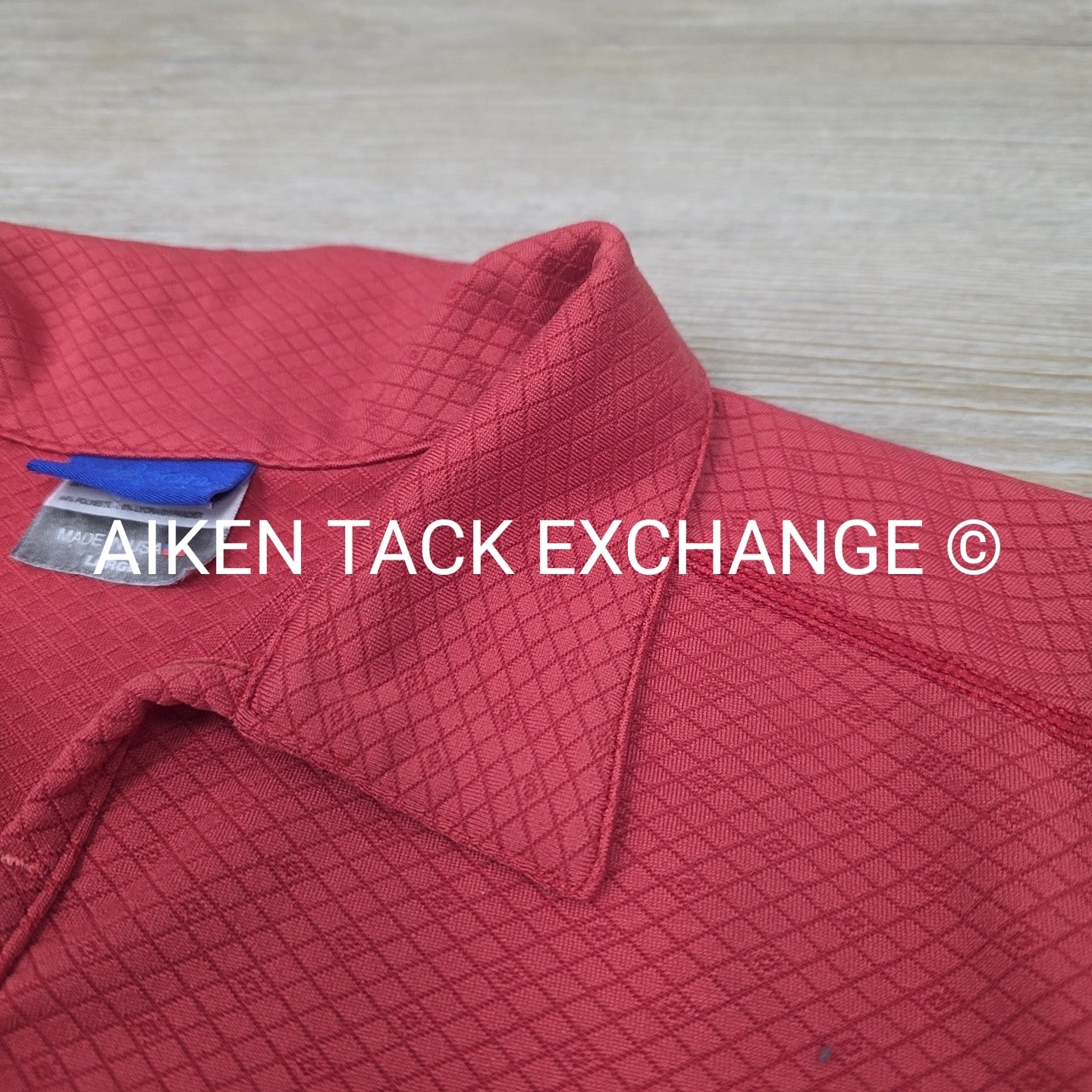 Irideon Sleeveless Polo Top, Size Large