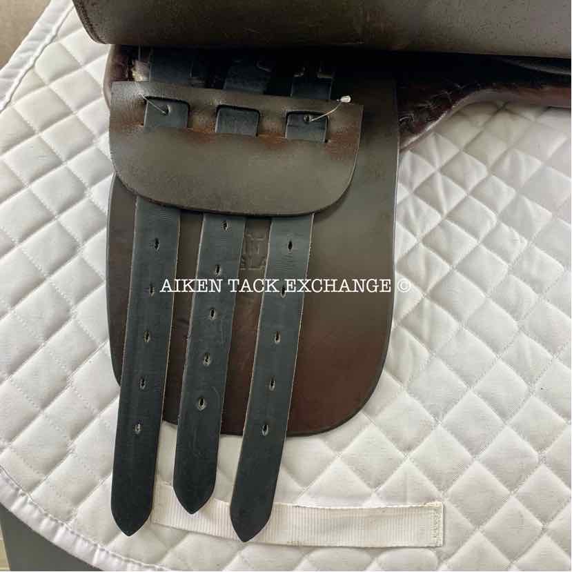 Lane Fox Cutback Saddle Seat Show Saddle, 19" Seat, Made in England