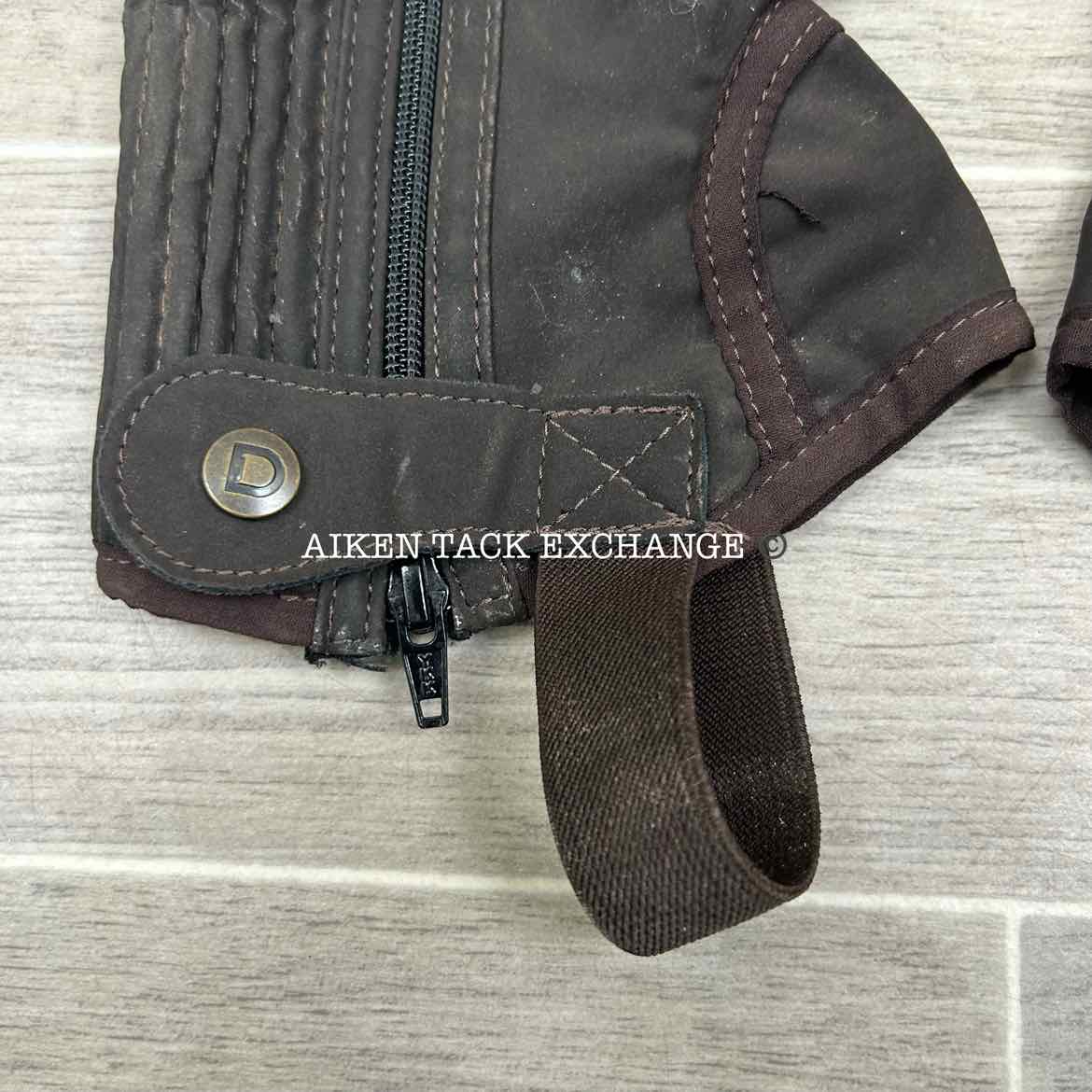 Dublin Easy-Case II Half Chaps, Brown, Size Small