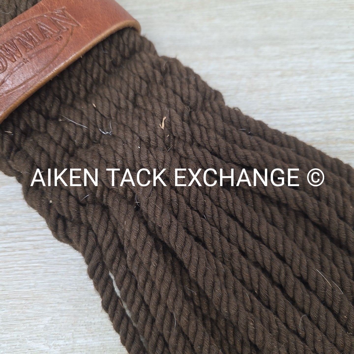 Showman Cotton Roper String Cinch, Brown, 34"