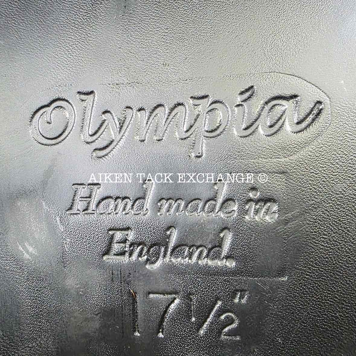 **On Trial** Borne Olympia Dressage Saddle, 17.5" Seat, Extra Wide Tree, Wool Flocked Panels