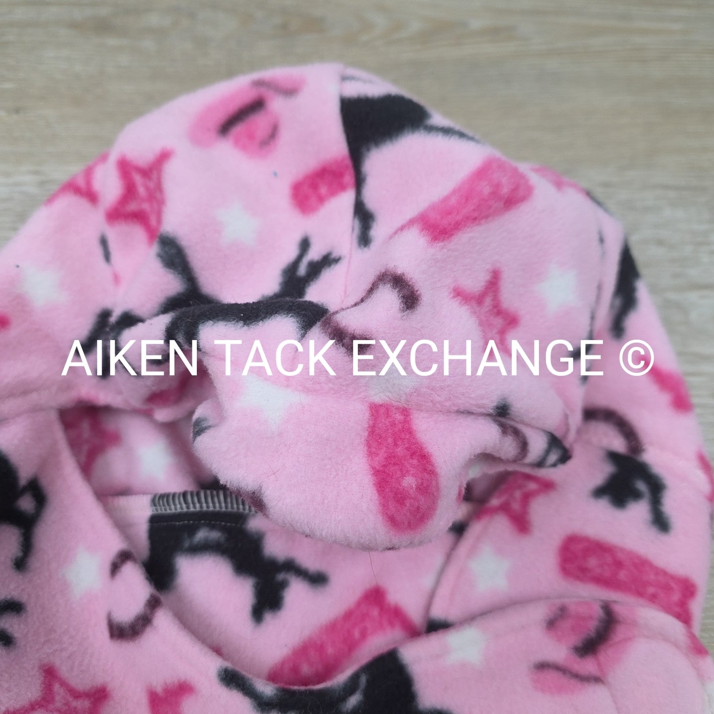 Pink Fleece Hood w/ Neck Gaiter