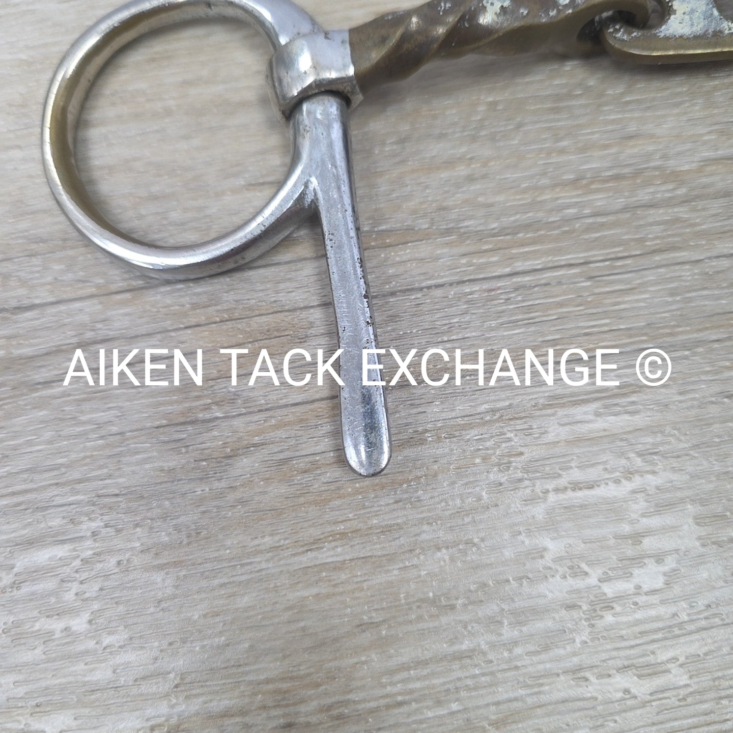 Copper Twisted French Link Half Cheek Bit 4.75"