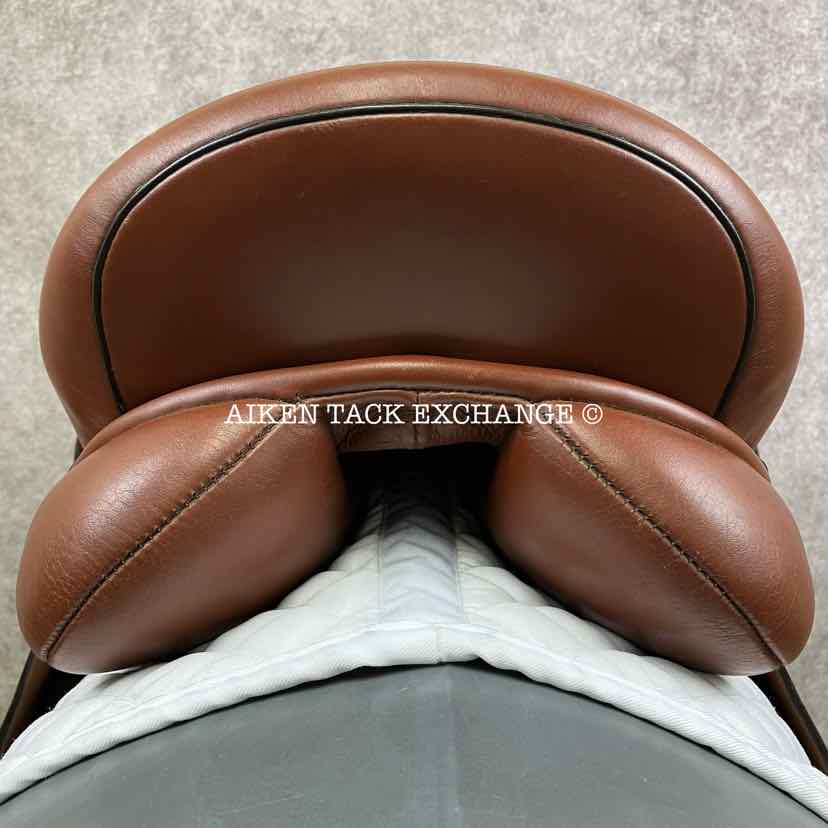 **SOLD** 2013 Custom Saddlery Wolfgang Solo Dressage Saddle, 17.5" Seat, Short Flap, Adjustable Tree, Wool Flocked Panels, Vienna Leather