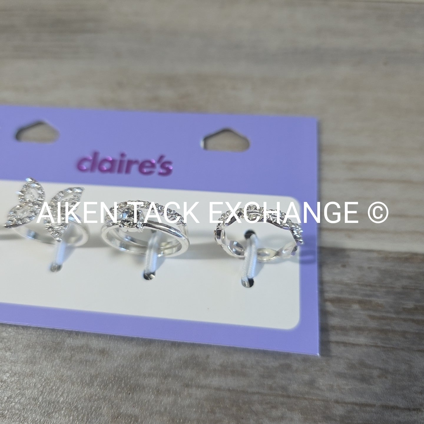 Claire's Ring Set (4) - Size 6/7