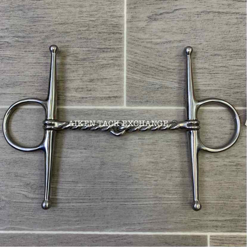 Dublin Single Joint Twisted Wire Full Cheek Bit 5"